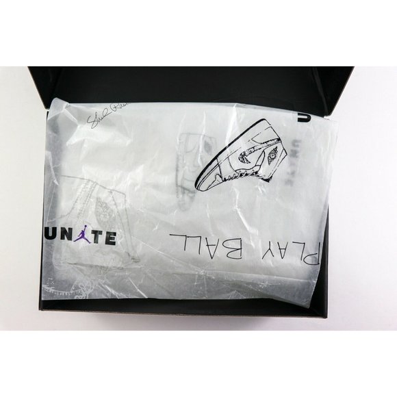 Nike Jordan 1 Mid Sheila Rashid UNITE Grey Womens - Picture 9 of 12